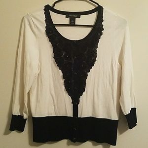 White House Black Market 3/4 Sweater Top